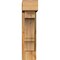 Ekena Millwork Balboa Block Rough Sawn Bracket w/ Offset Brace, Western Red Cedar, 6"W x 16"D x 24"H BKT0604X16X24BOA05RWR - alternate 3